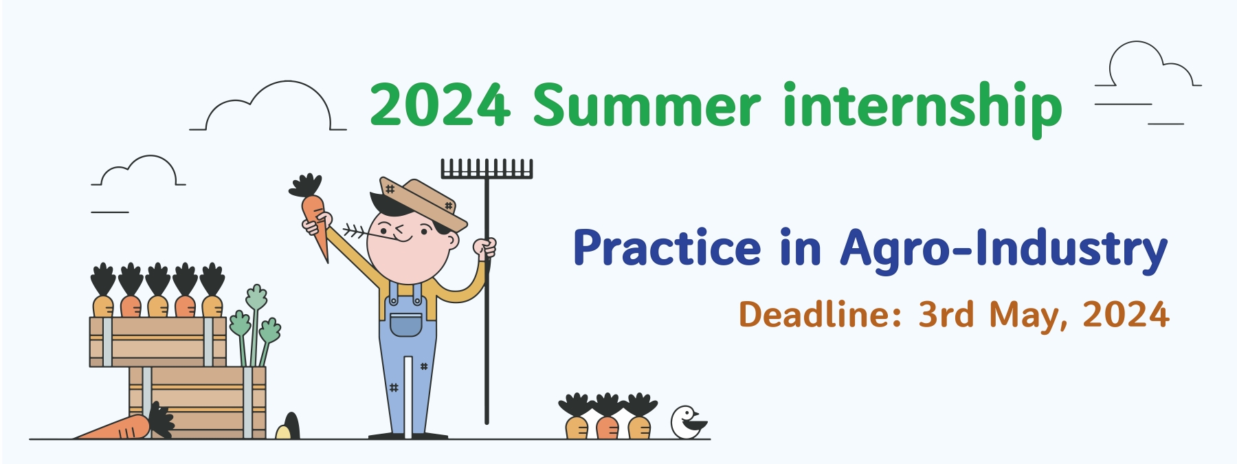 2024 Summer internship (Practice in Agro-Industry) registration