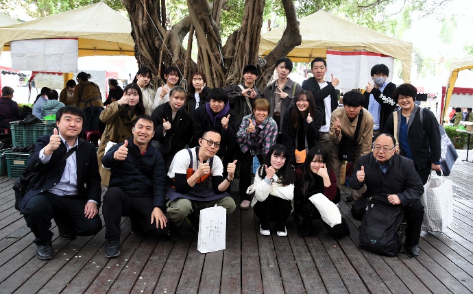 東京日本大學師生體驗興大微型通識課程 台日交流在地農業