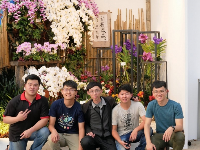 臺灣國際蘭展青農蘭花景觀佈置競賽 興大榮獲第二獎