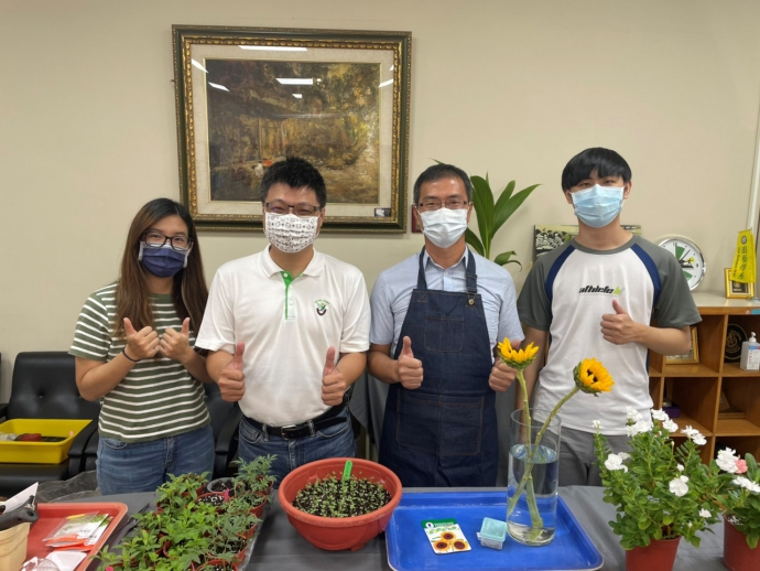 【公關組】疫情期間「宅園藝」 興大開設線上園藝課受歡迎