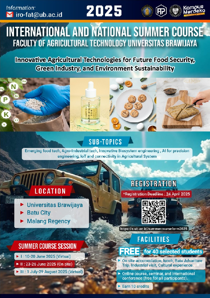 【FW】Summer Course 2025 Invitation from FAT-UB