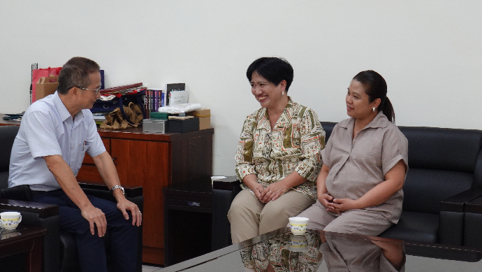 歡迎菲律賓本格特州立大學(Benguet State University) Ronda B. Tullay院長、Dr. Kara S. Panolong蒞院
