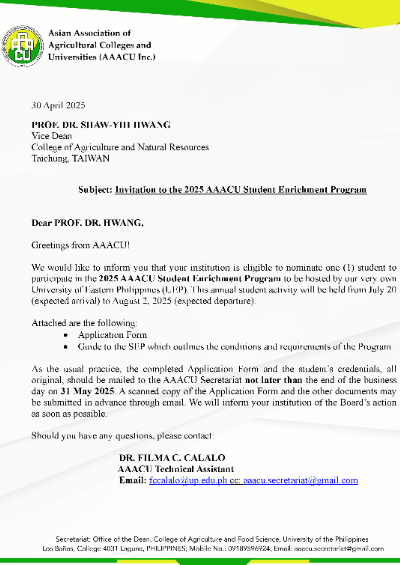 【徵件至114年5月23日下午1點】2025 AAACU-UEP STUDENT ENRICHMENT PROGRAM